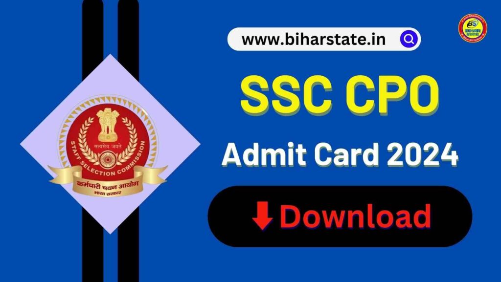 SSC CPO Admit Card 2024