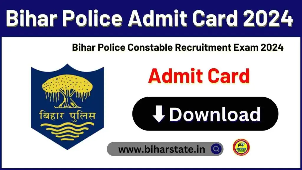 bihar police admit card 2024